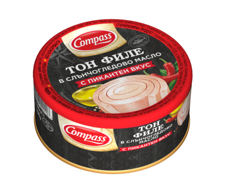 Compass-Tuna-fillet-in-sunflower-oil-with-picant-flavour-Риба-тон-филе-в-слънчогледово-масло-с-пикантен-вкус160g-460x395